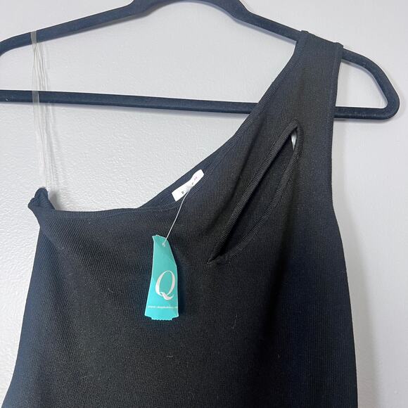 ✨Better Be Women’s Black One Shoulder Bodysuit Size 1XL Stretch NWT - Picture 2 of 9